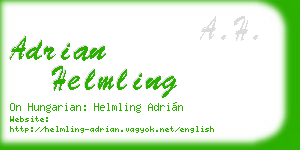adrian helmling business card
